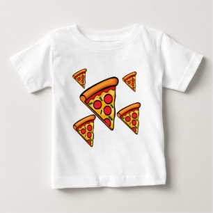 Pizza Friday Design - Baby Fine Jersey T - Shirt