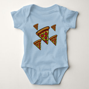 Pizza Friday Design - Baby Jersey Bodysuit Baby Strampler