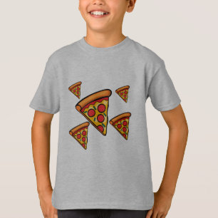 Pizza Friday Design - Kids' Basic T - Shirt