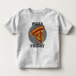 Pizza Friday Design - Kleinkind Fine Jersey T - Sh Kleinkind T-shirt