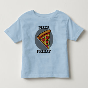 Pizza Friday Design - Kleinkind Fine Jersey T - Sh T-shirt
