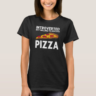 Pizza für Männer Italienische Pizza Pepperoni T-Shirt
