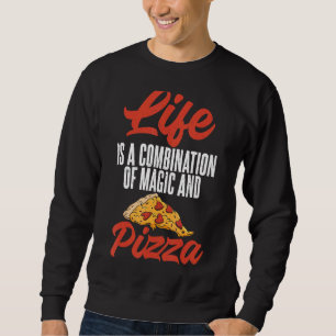 Pizza für Männer und Frauen Sweatshirt