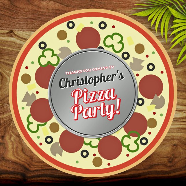 Pizza Gastgeschenk Danke Stickers (Von Creator hochgeladen)