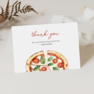 Pizza Geburtstag Dankeskarte