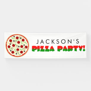 Pizza-Geburtstags-Party Banner