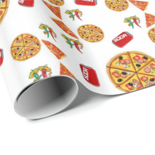 Pizza Geschenkpapier