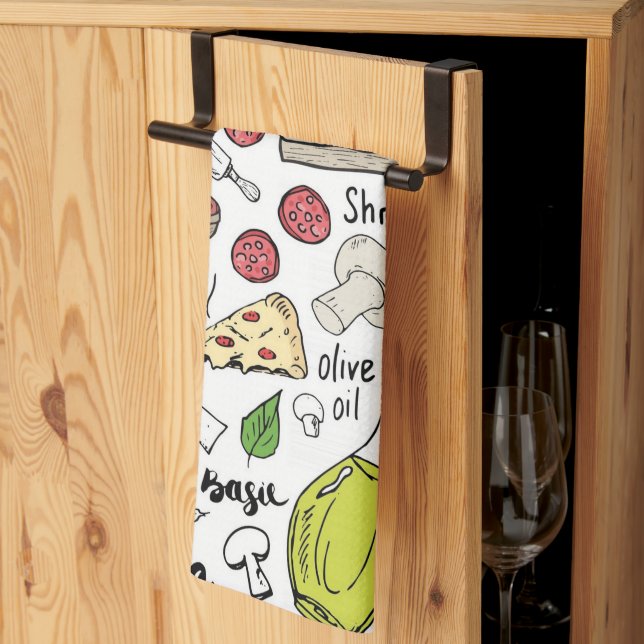 Pizza  geschirrtuch (Drittel gefaltet)