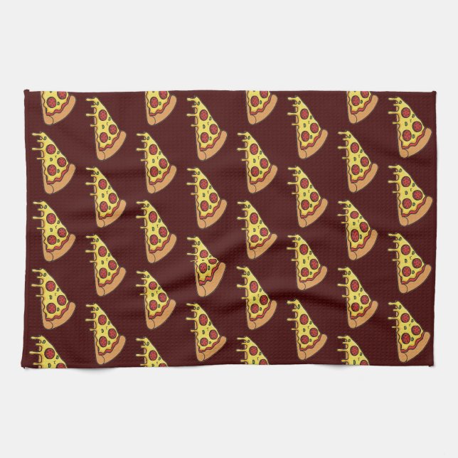 Pizza Geschirrtuch (Horizontal)