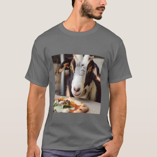 Pizza GOAT T-Shirt (Vorderseite)