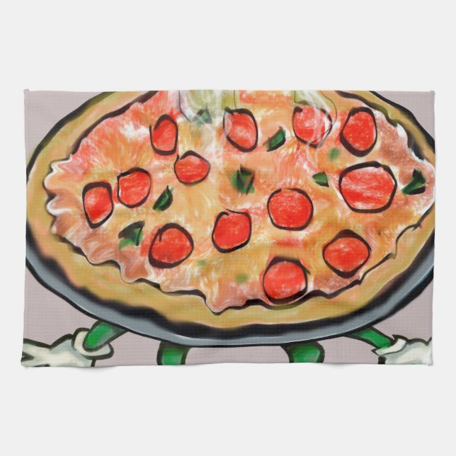Pizza Handtuch (Horizontal)