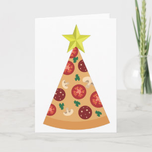 pizza hässlich Weihnachtsbaum lustig Einladung