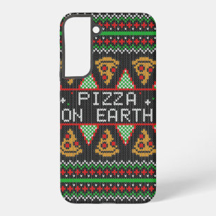 Pizza-Hässlicher-Weihnachts-Pullover Samsung Galaxy Hülle
