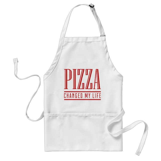 Pizza hat mein Leben verändert Schürze (Vorne)
