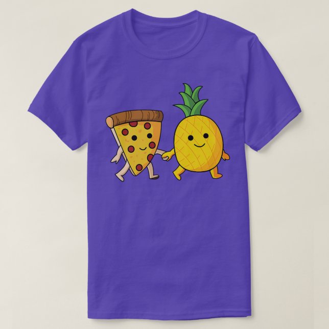 Pizza Hawaii Ananas Pizza Food 692 T-Shirt (Design vorne)