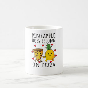 Pizza Hawaii Ananas Pizza Food Kaffeetasse