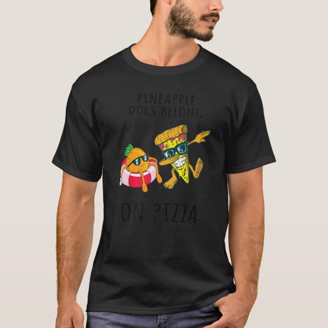 Pizza Hawaii Pineapple Pizza Food  5 T-Shirt (Vorderseite)