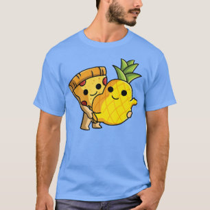 Pizza Hawaii tanzt Pose Ananas und Pi T-Shirt