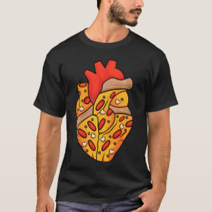 Pizza Heart Slice Neapolitan Lover Pizzeria Pizzai T-Shirt