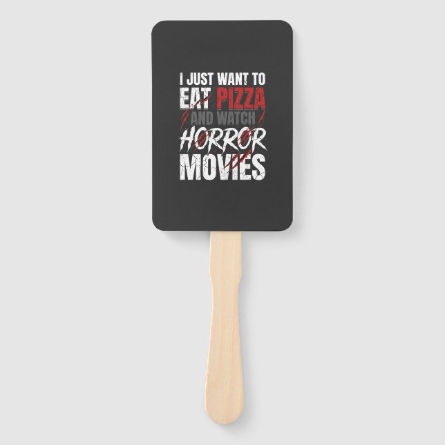 Pizza-Horrorfilme-Halloween-Design_1 Fächer (Vorderseite)