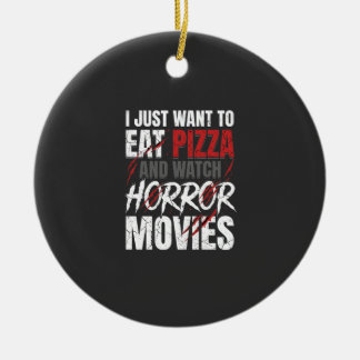 Pizza-Horrorfilme-Halloween-Design_1 Keramik Ornament