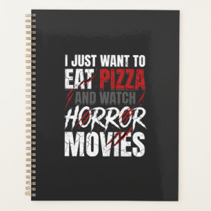 Pizza-Horrorfilme Halloween-Design_1 Planer
