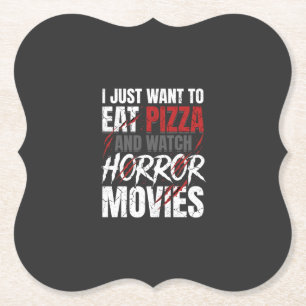 Pizza-Horrorfilme-Halloween-Design_1 Untersetzer