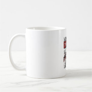 Pizza-Horrorfilme Vintage-Halloween-Typografie S Kaffeetasse