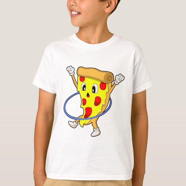 Pizza in Fitness mit Reifen der Fitness.PNG T-Shirt (Vorderseite)