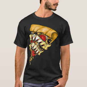 Pizza is Life Cheese Lover Feinschmecker T-Shirt