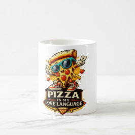 Pizza Is My Love Funny Pizza Lover Gift  Kaffeetasse