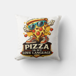 Pizza Is My Love Funny Pizza Lover Gift  Kissen