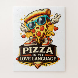 Pizza Is My Love Funny Pizza Lover Gift  Puzzle