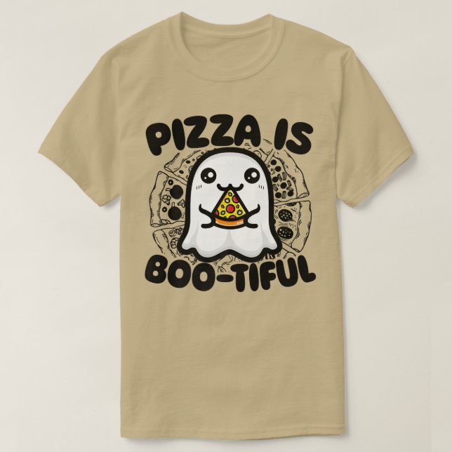 Pizza isst Bootin Pizza, italienisches Essen Lover T-Shirt (Design vorne)