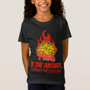 Pizza ist die Antwort, die ich die Frage vergessen T-Shirt