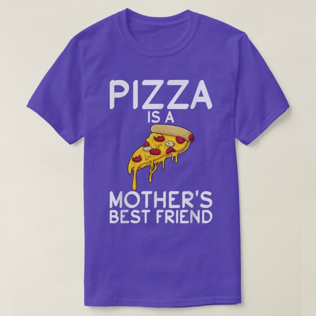 Pizza ist die beste Pizzalove Piz T-Shirt (Design vorne)