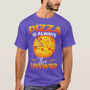 Pizza ist immer der "Ansess Food Lover"-Feinschmec T-Shirt