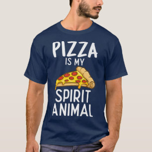 Pizza ist mein Geist tierische Snack Pizzalove Piz T-Shirt