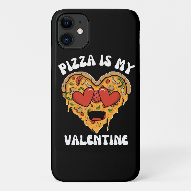 Pizza ist mein Valentine Case-Mate iPhone Hülle (Rückseite)