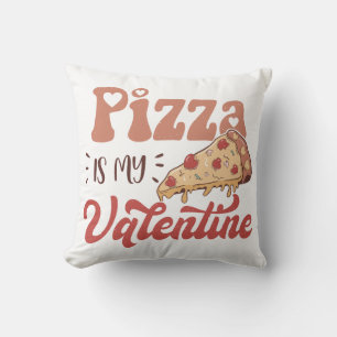 Pizza ist mein Valentine Kissen
