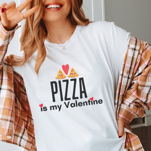 Pizza ist mein Valentinstag Funny Antivalentinstag T-Shirt (Von Creator hochgeladen)