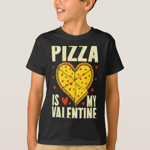 Pizza ist mein Valentinstag Lustiger Valentinstag T-Shirt