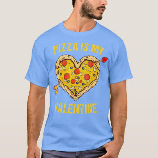 Pizza ist mein Valentinstag Pizza Herzchen Valenti T-Shirt