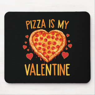 Pizza ist mein Valentinstag Pizza Lover Valentine Mousepad