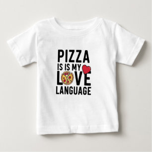 Pizza ist meine Liebe Baby T-shirt