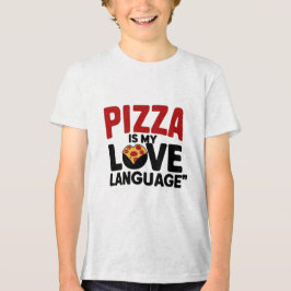 Pizza ist meine Liebe Tri-Blend Shirt