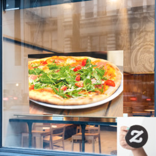 Pizza Italien Abendessen Cheraton Tomaten Pizzeria Fensteraufkleber