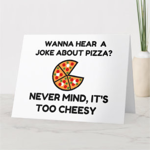 Pizza Joke Dankeskarte