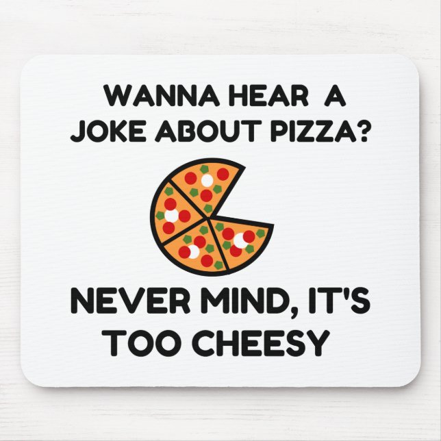Pizza Joke Mousepad (Vorne)