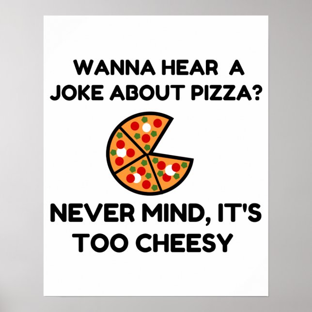 Pizza Joke Poster (Vorne)